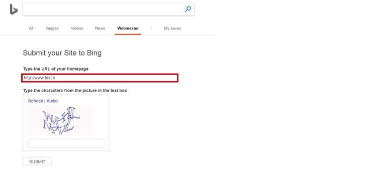 ثبت سایت در بینگ ثبت سایت در بینگ