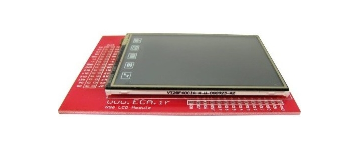 راه اندازی ماژول LCD Nokia N96 با Code Vision AVR