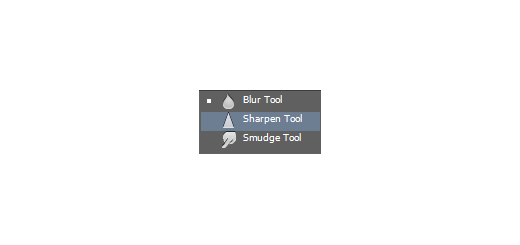 آموزش سه ابزار blur tool و sharpen tool و smudge tool