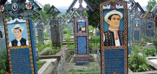 قبرستان شاد رومانی در شهر ساپانتا