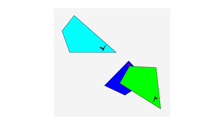 مجموع زوایای داخلی مثلث