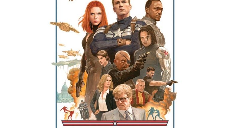 مجله امپایر پوستر جدید فیلم «کاپیتان آمریکایی: سرباز زمستان» منتشر کرد